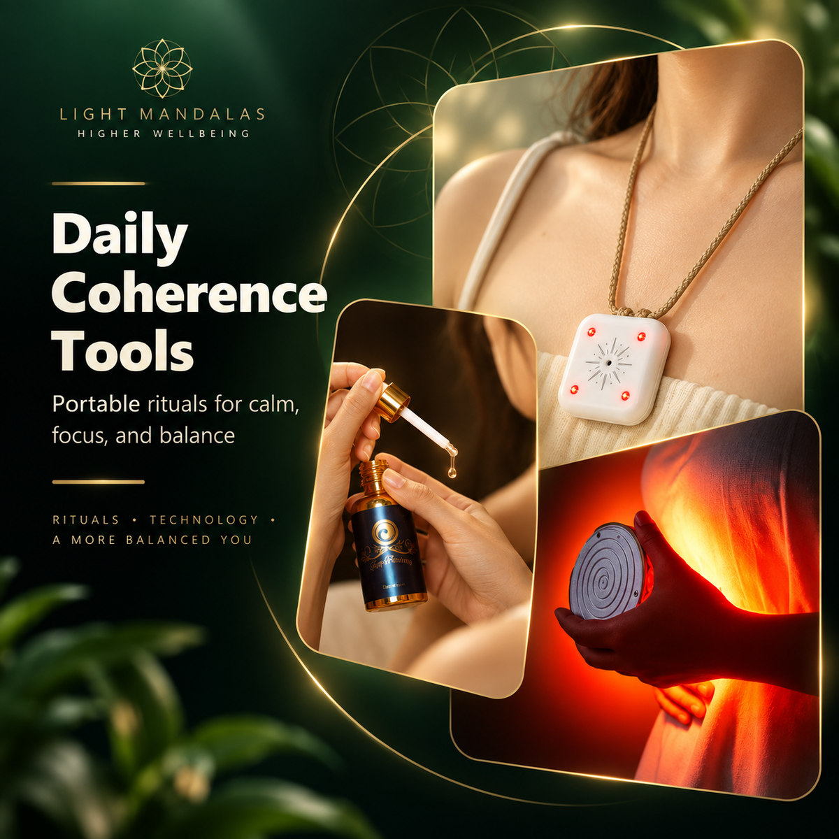 Daily coherence tools for calm focus and balance