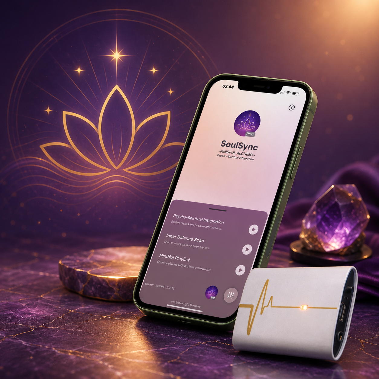 SoulSync应用程序 (iOS) + 曼陀罗扫描