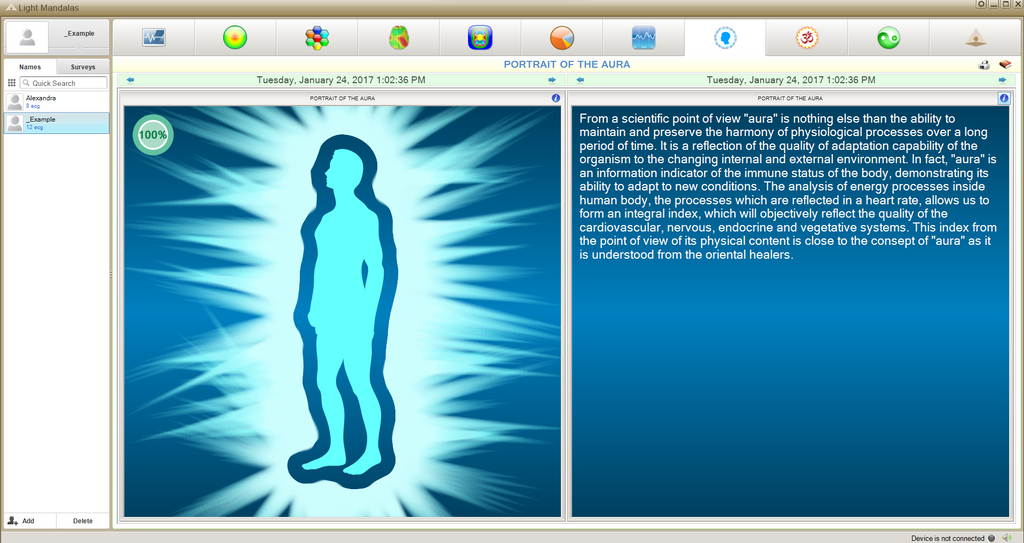 Mandala Bio Matrix Scan