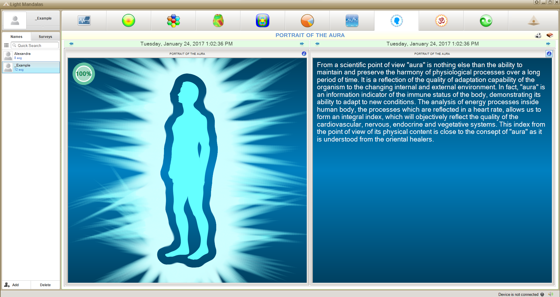 Mandala Bio Matrix Scan