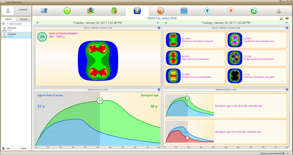 Mandala Bio Matrix Scan
