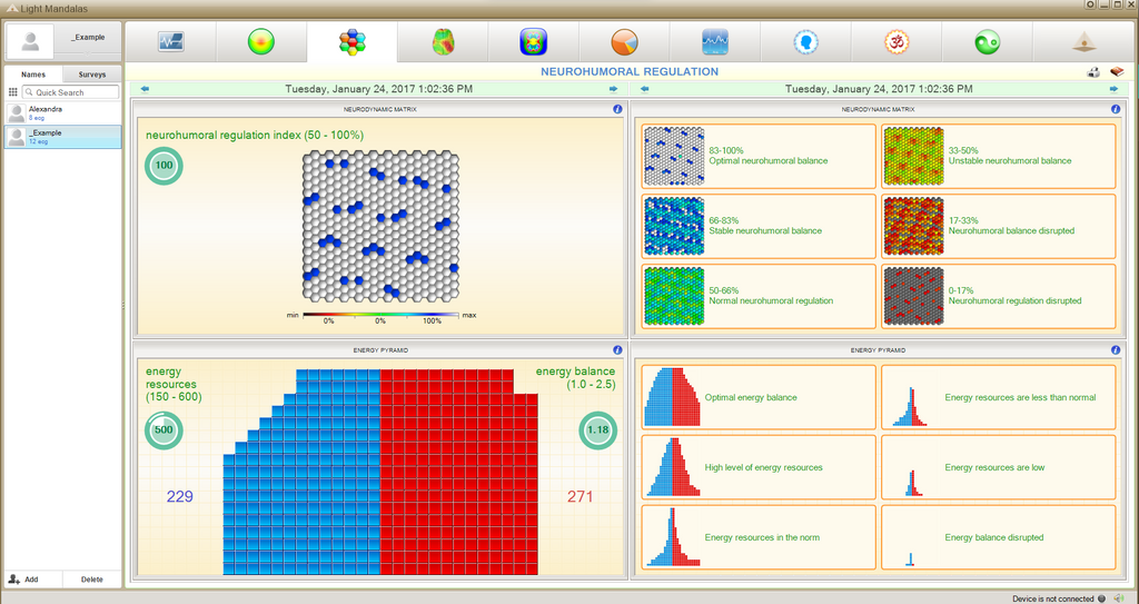 Mandala Bio Matrix Scan