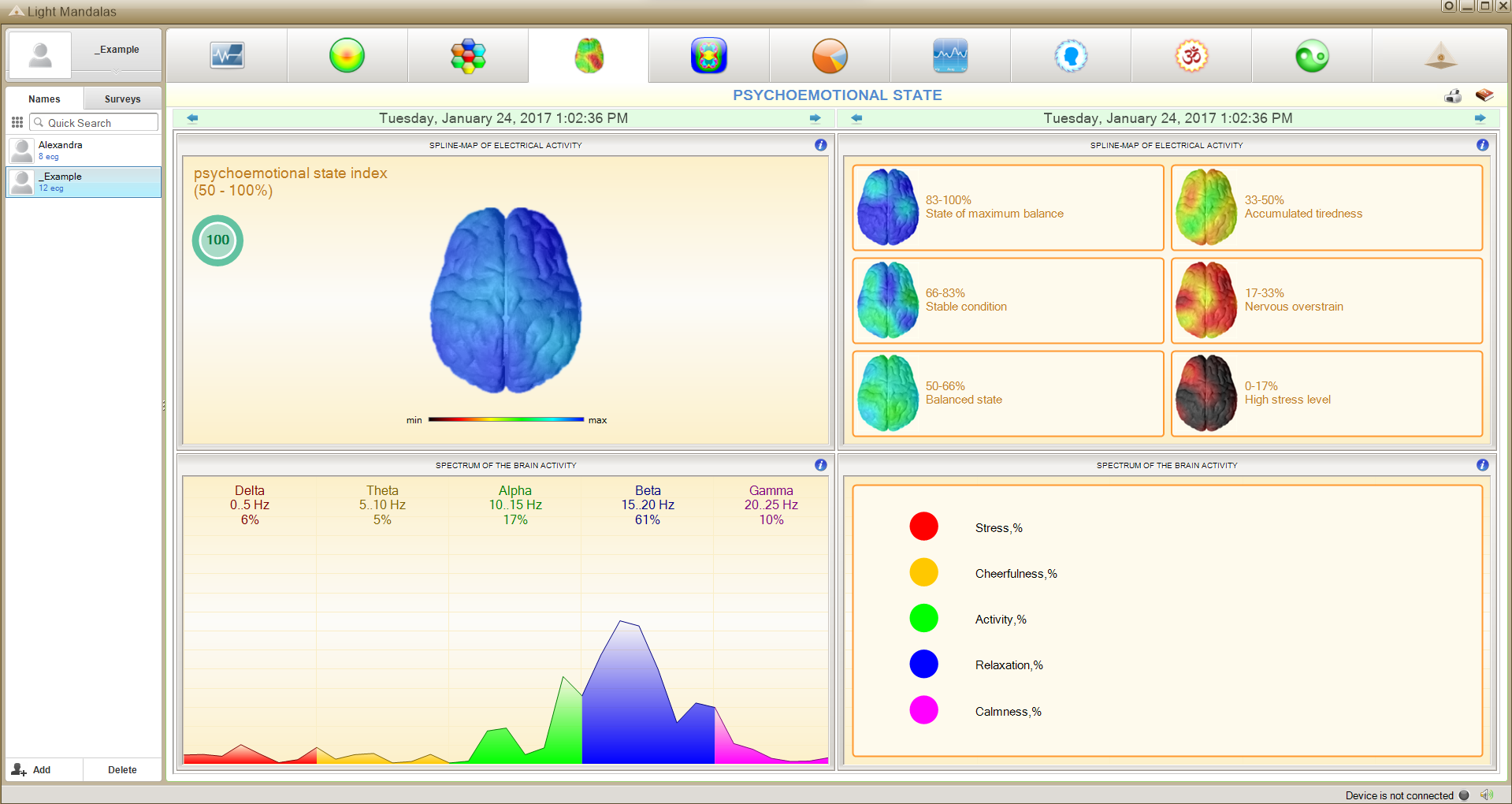 Mandala Bio Matrix Scan