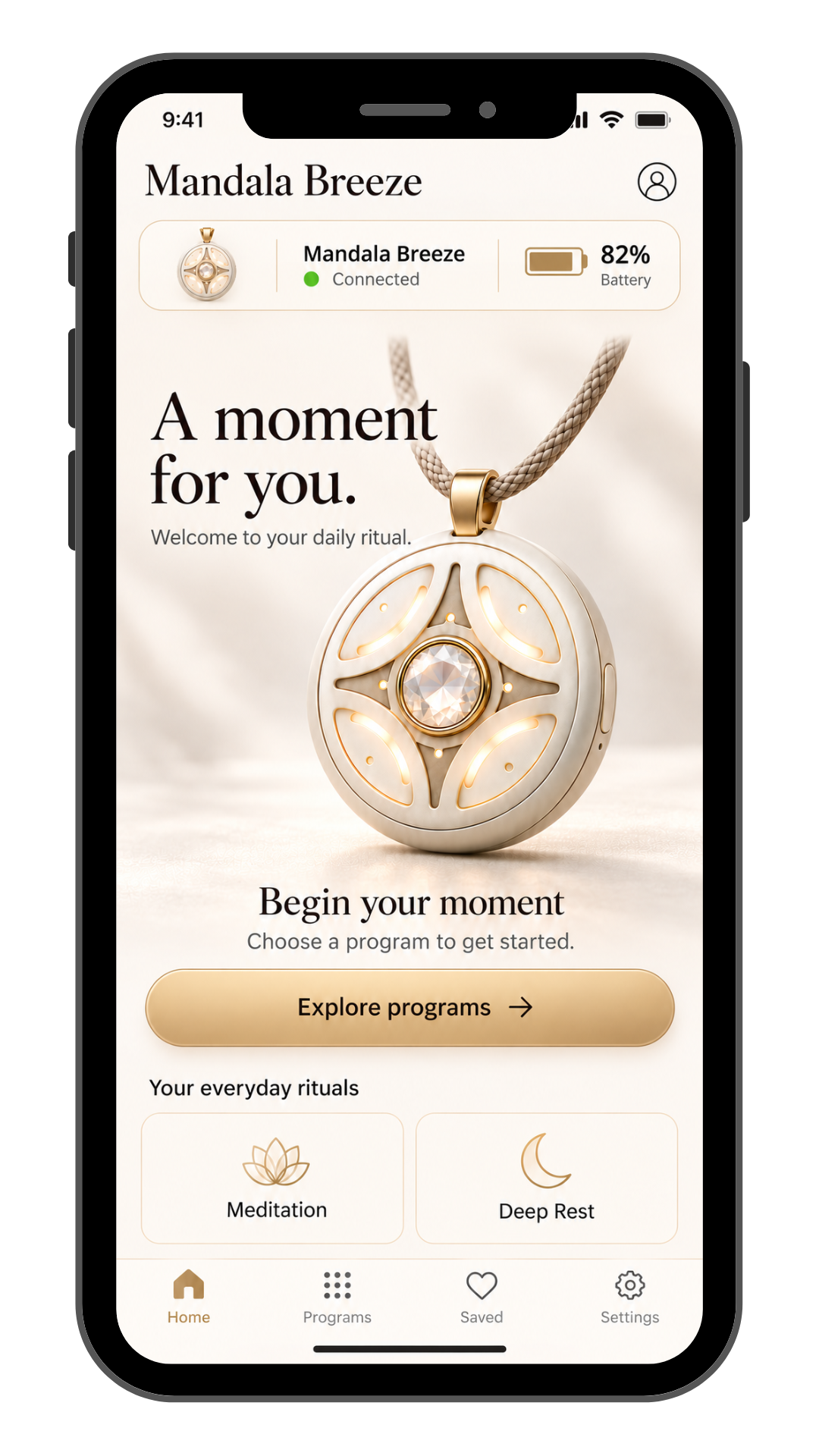 Mandala Breeze companion application preview